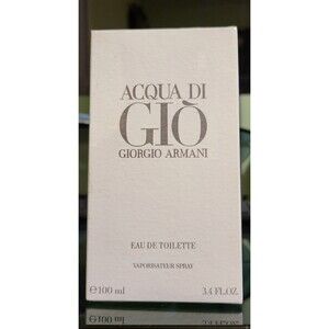 Giorgio Armani Acqua Di Gio 3.4oz Men's Eau de Toilette 💯 AUTHENTIC. Sealed.